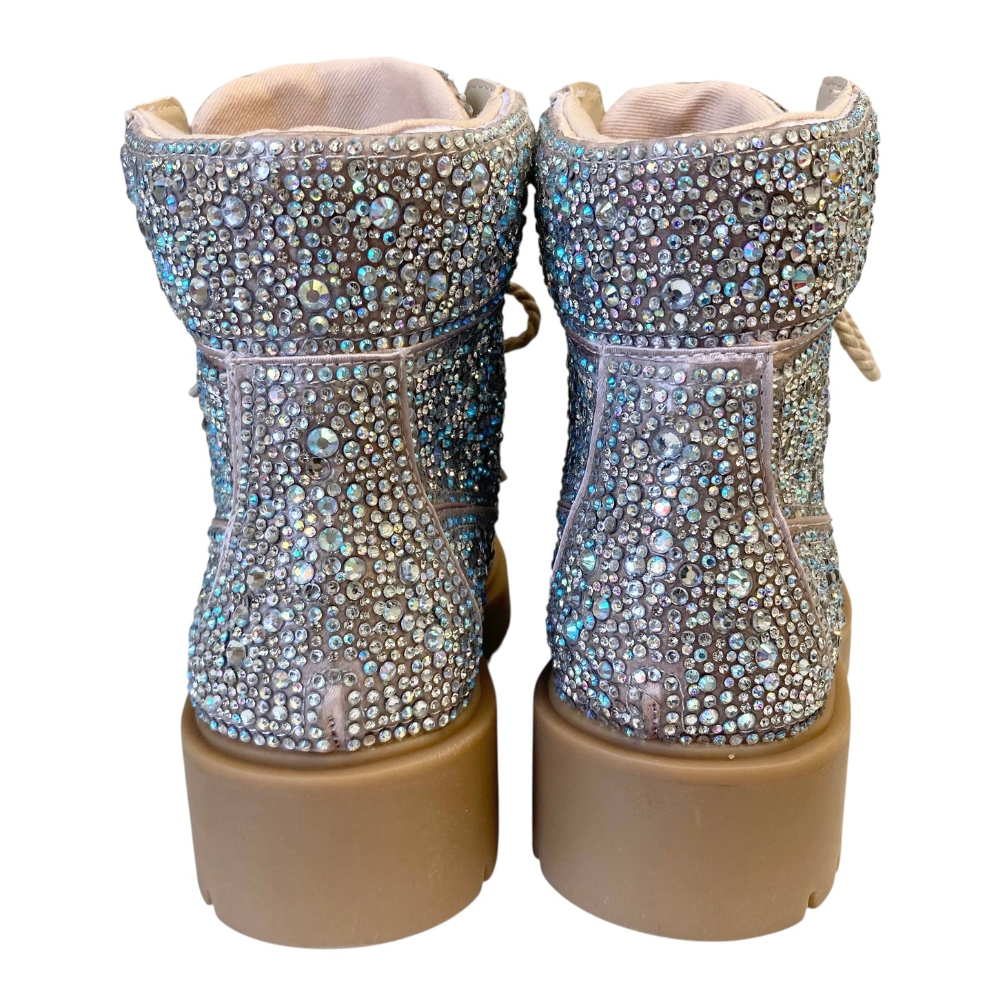 Boots Ankle Flats By Betsey Johnson In Multi, Size:7.5