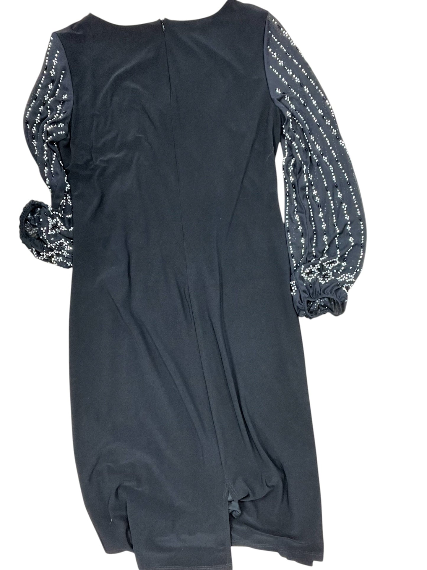 Dress Party Midi By Marina In Black, Size:Xl