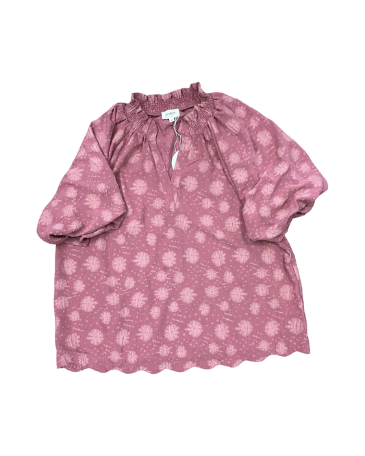 Top Ss By Umgee In Coral, Size:1X