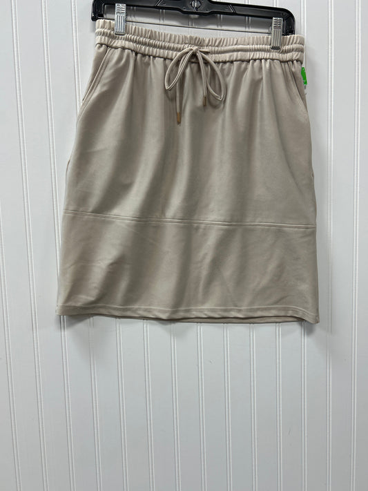 Skirt Midi By Maison Damelie In Taupe, Size:Xs