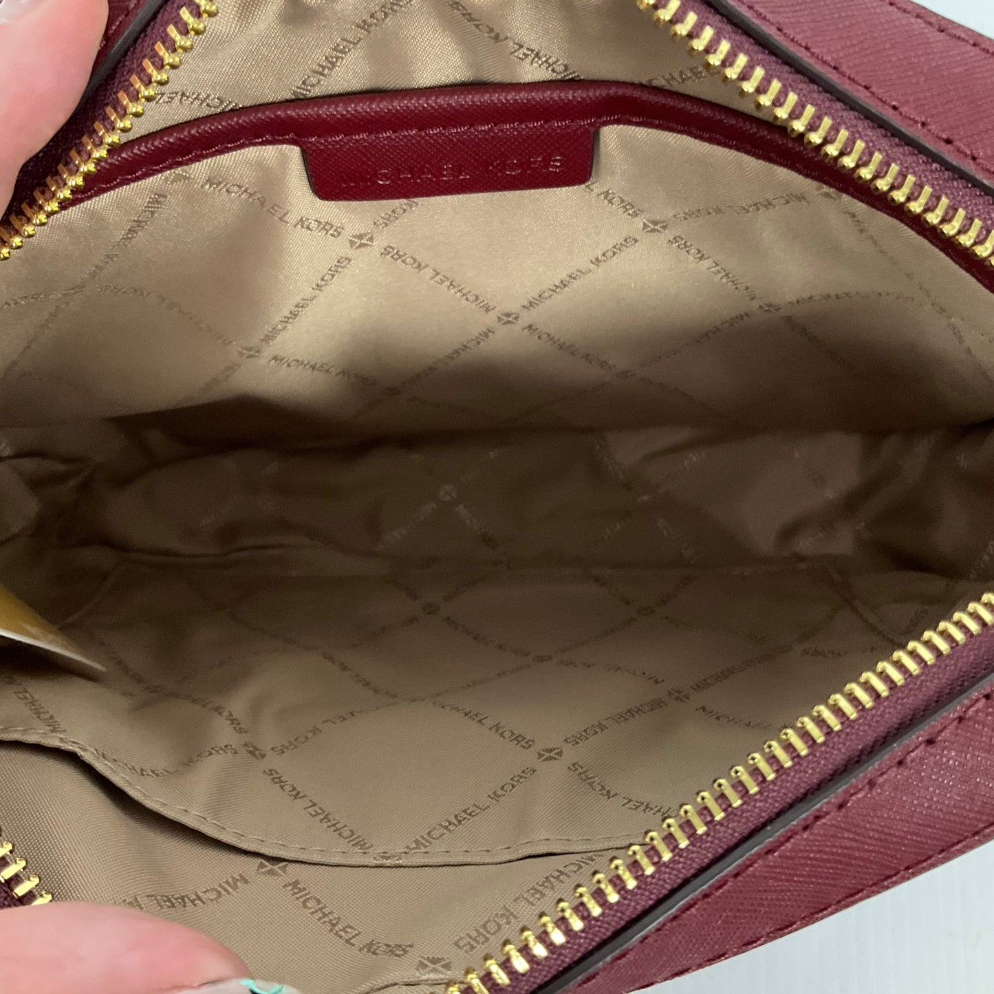 Crossbody Designer By Michael Kors, Size: Medium