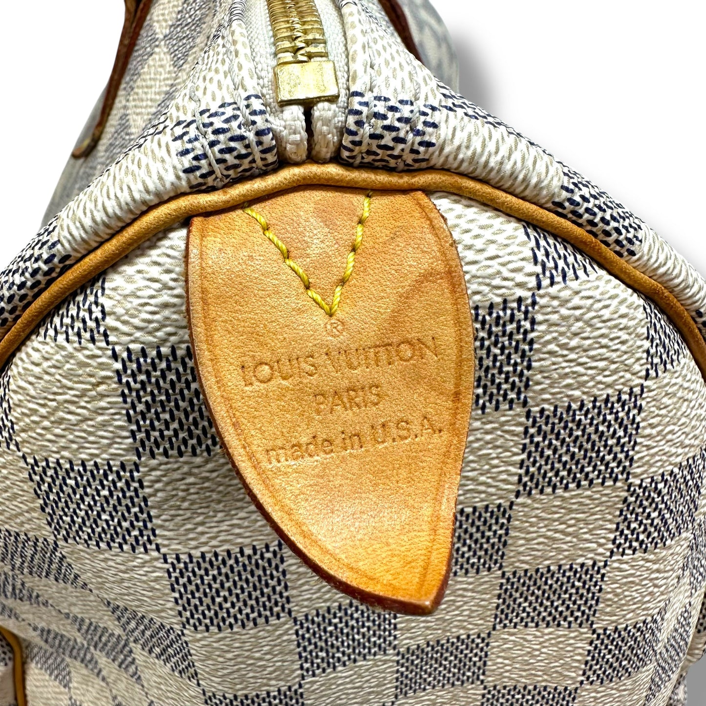 Speedy 35 Handbag Luxury Designer By Louis Vuitton, Size: Large