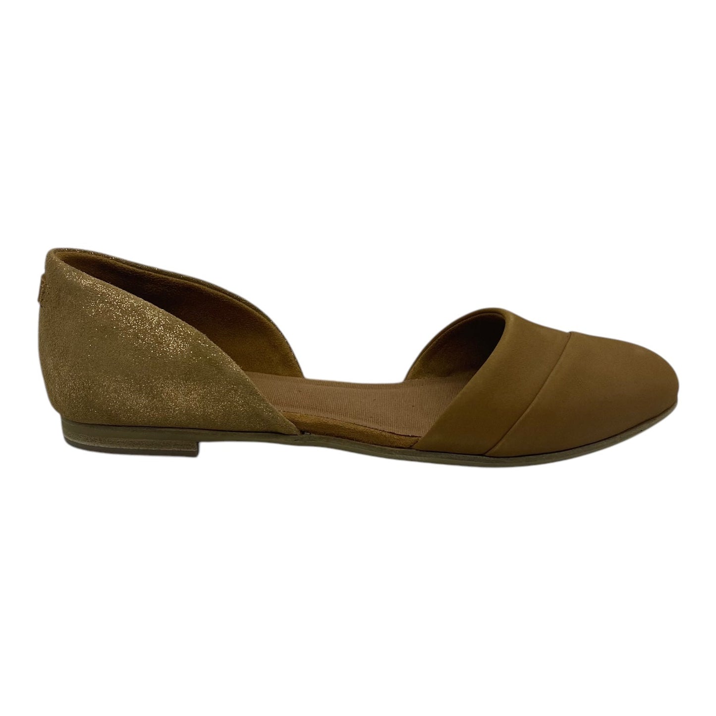 Shoes Flats By Toms In Brown, Size:8