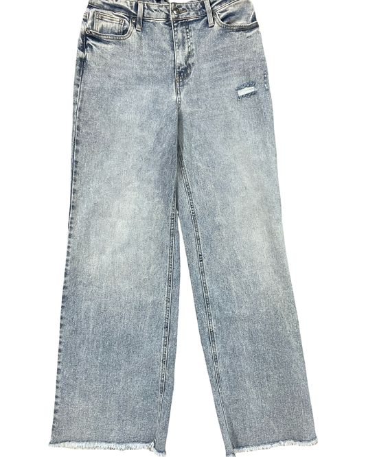 Jeans Wide Leg By Bcbgeneration In Blue Denim, Size:6