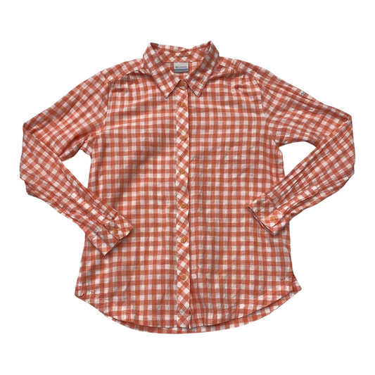 Top Ls By Columbia In Orange & White, Size:L