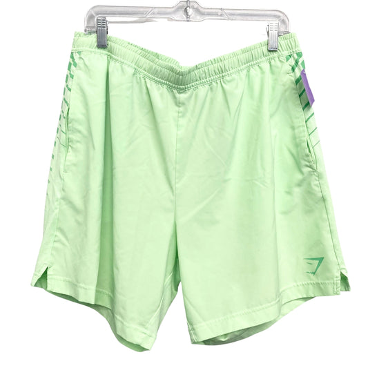Athletic Shorts By Gym Shark In Green, Size:1X