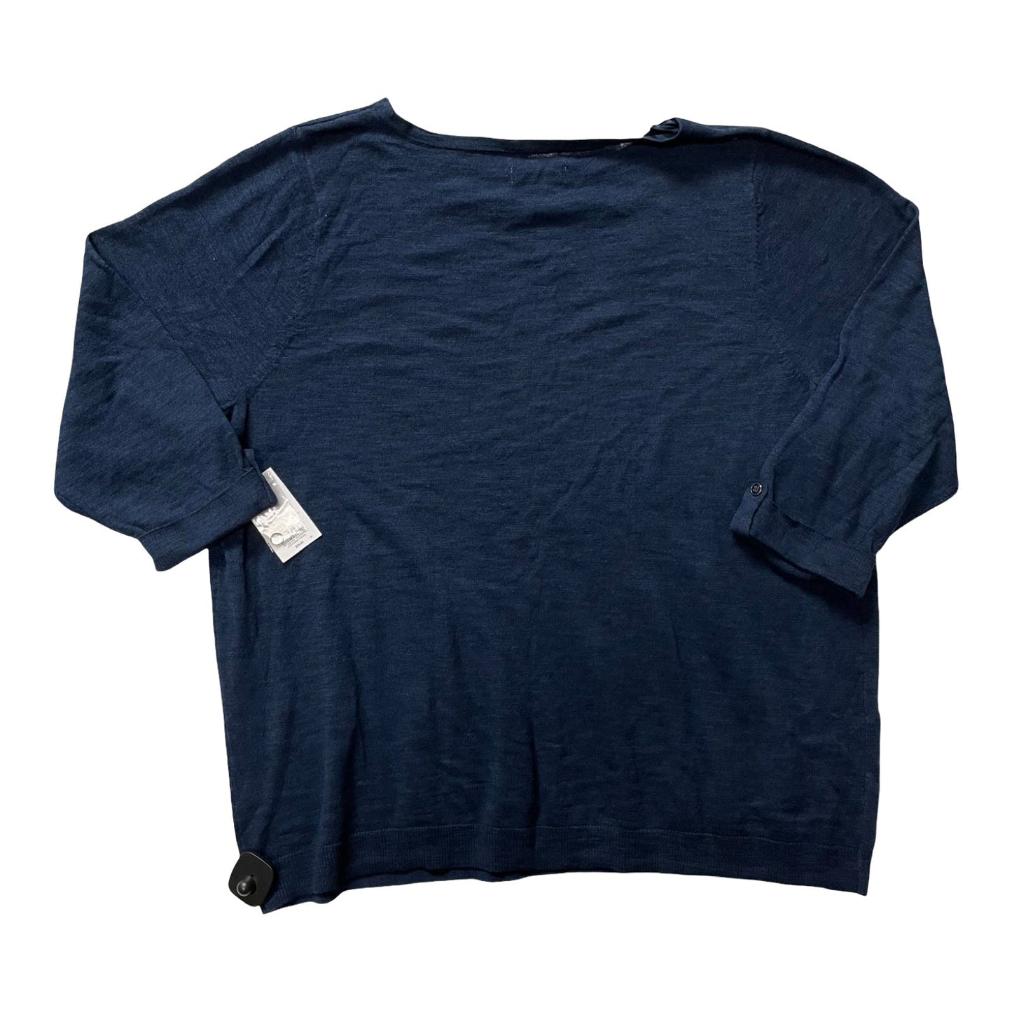 Sweater By Croft And Barrow In Navy, Size:2X