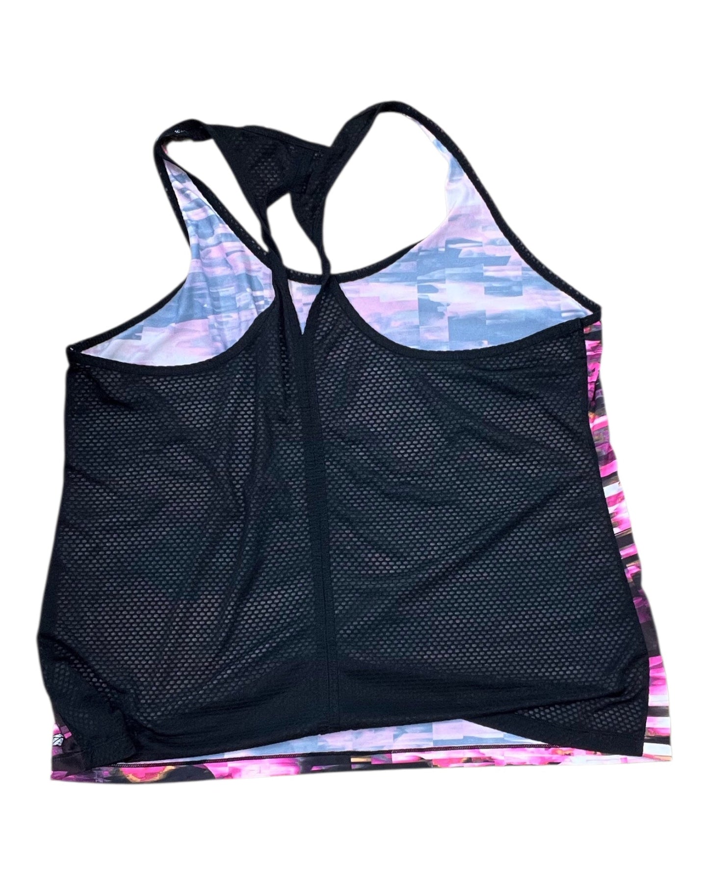 Athletic Tank Top By Avia In Black, Size:1X