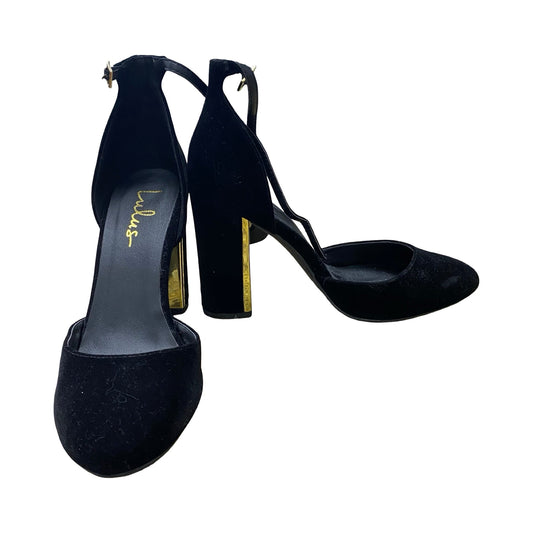 Shoes Heels Block By Lulus In Black, Size:8.5