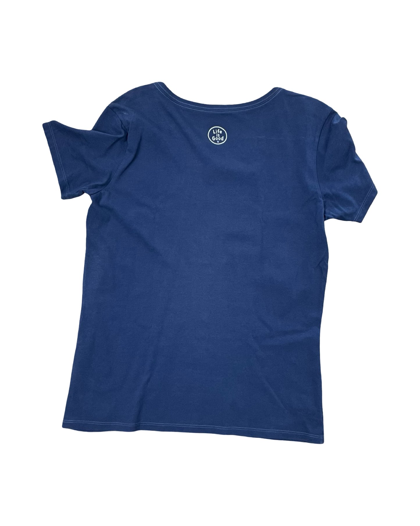 Top Ss By Life Is Good In Blue, Size:M