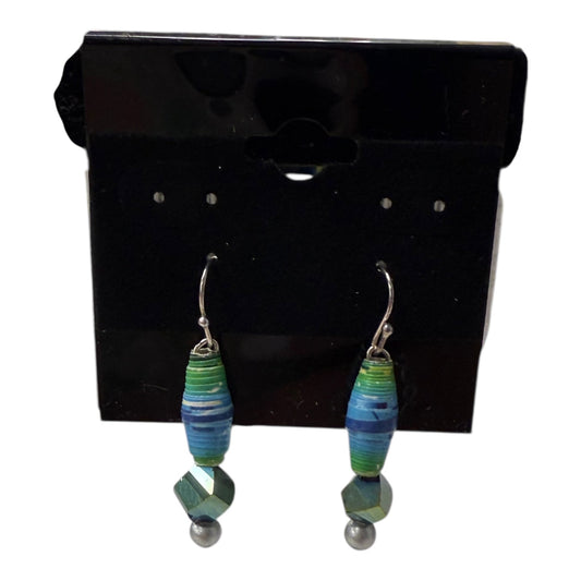 Earrings Dangle/Drop  In Green
