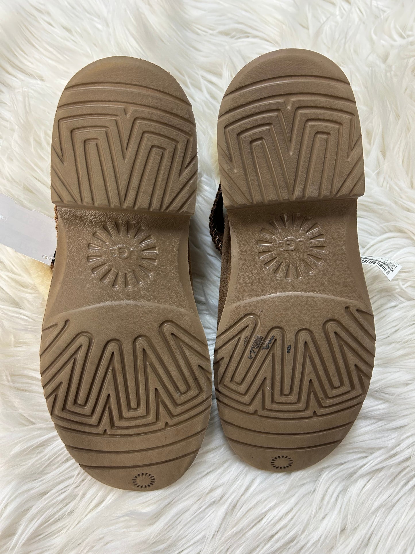 Boots Designer By Ugg In Brown, Size:8.5