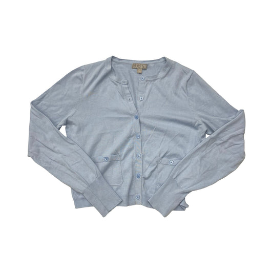 Sweater Cardigan By J. Crew In Blue, Size:Xs