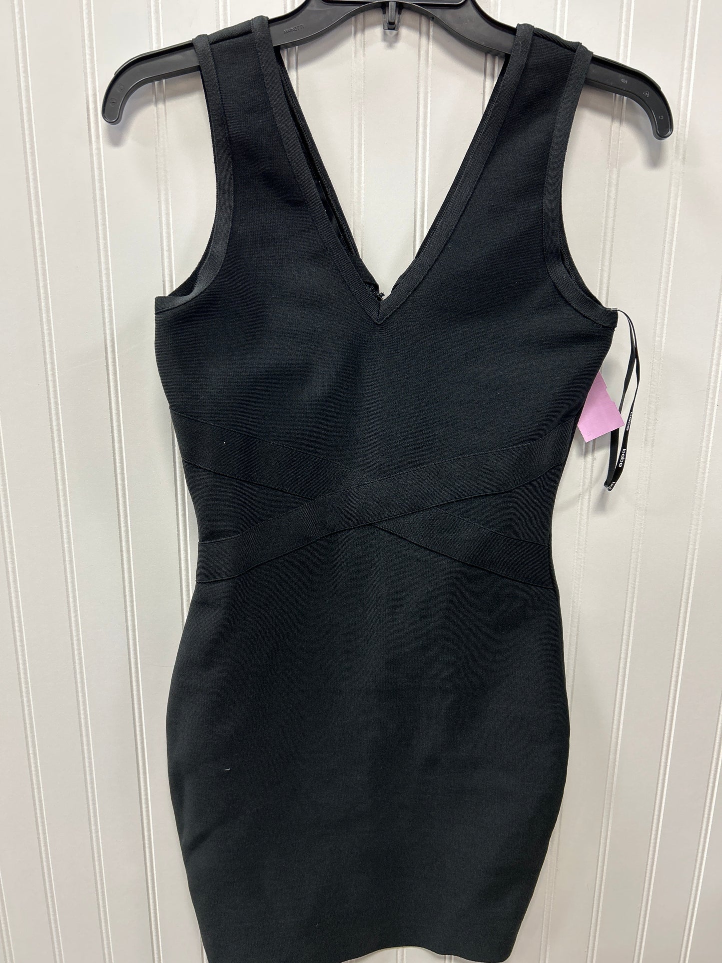 Dress Casual Short By Bebe In Black, Size:Xs