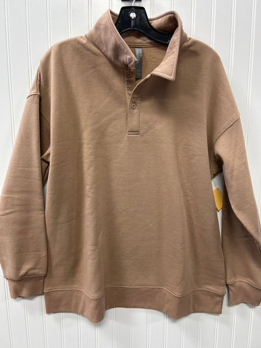 Sweatshirt Collar By Mondetta In Tan, Size:Xl