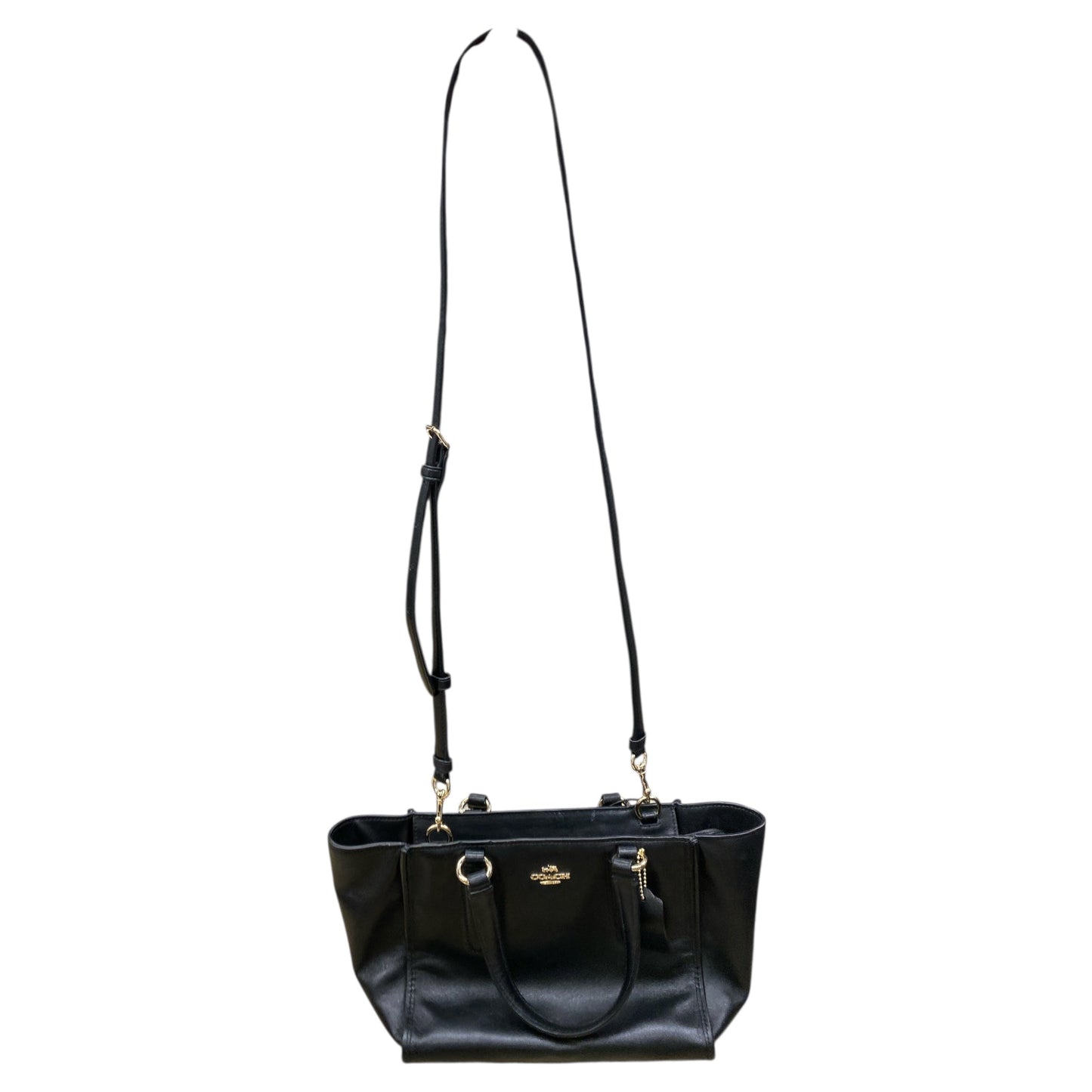 Handbag Designer By Coach In Black, Size:Small