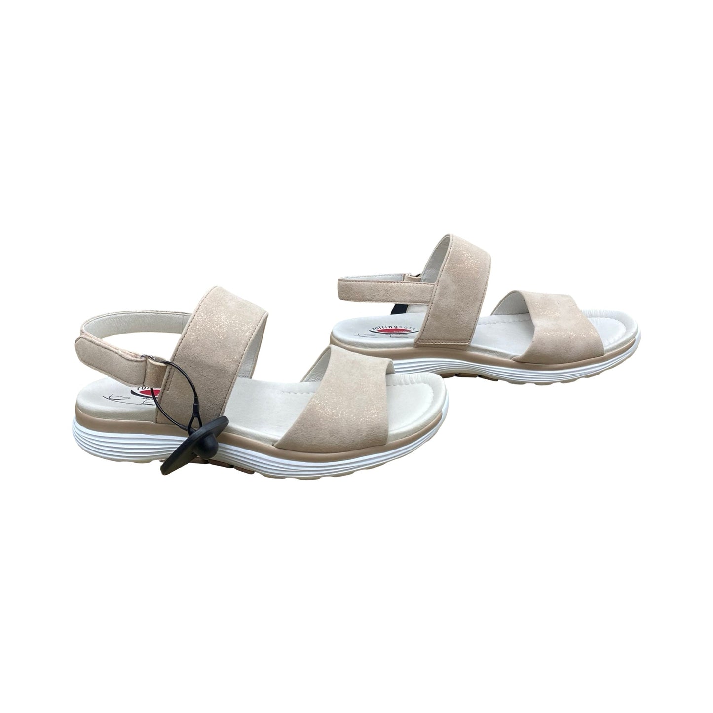 Sandals Flats By Cmc In Pink, Size:10.5