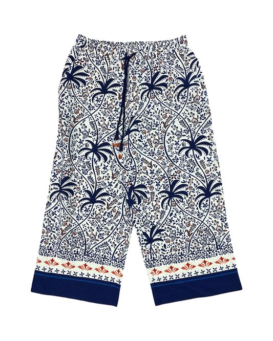 Pants Linen By Joie In Blue & Red, Size:L