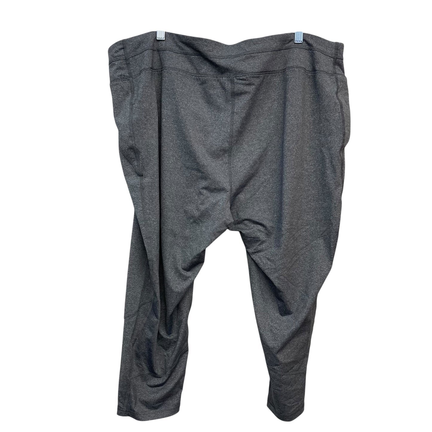 Athletic Capris By Lands End In Grey, Size:3X
