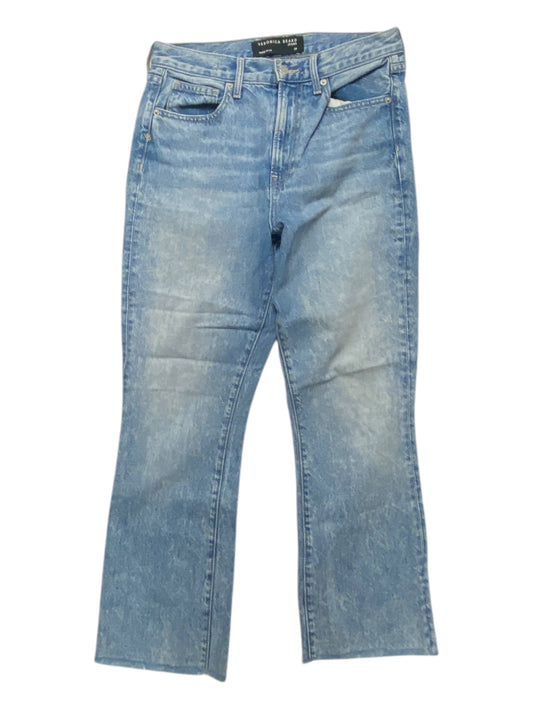 Jeans Straight By Veronica Beard In Blue Denim, Size:6