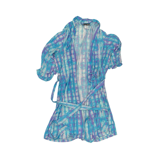 Robe By Studio In Blue & Purple, Size:L