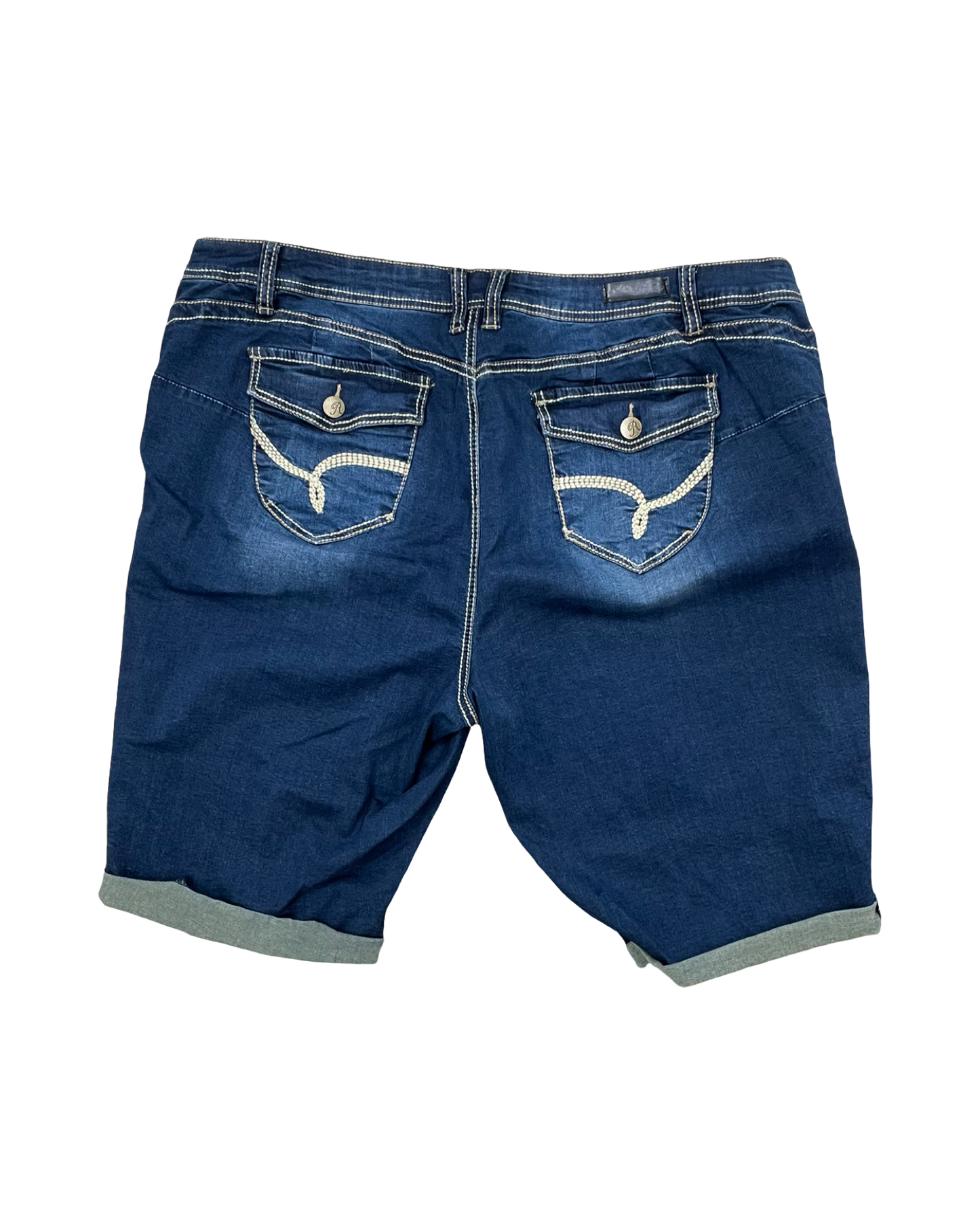 Shorts By Royalty In Blue Denim, Size:24