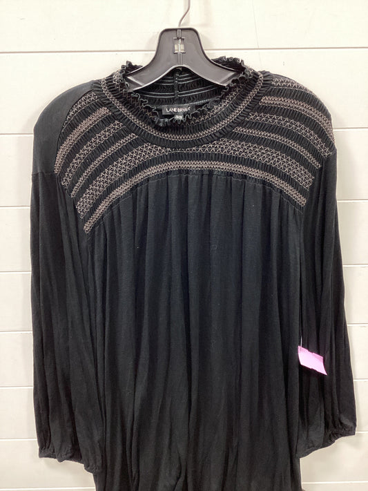 Top Ls By Lane Bryant In Black, Size:4X