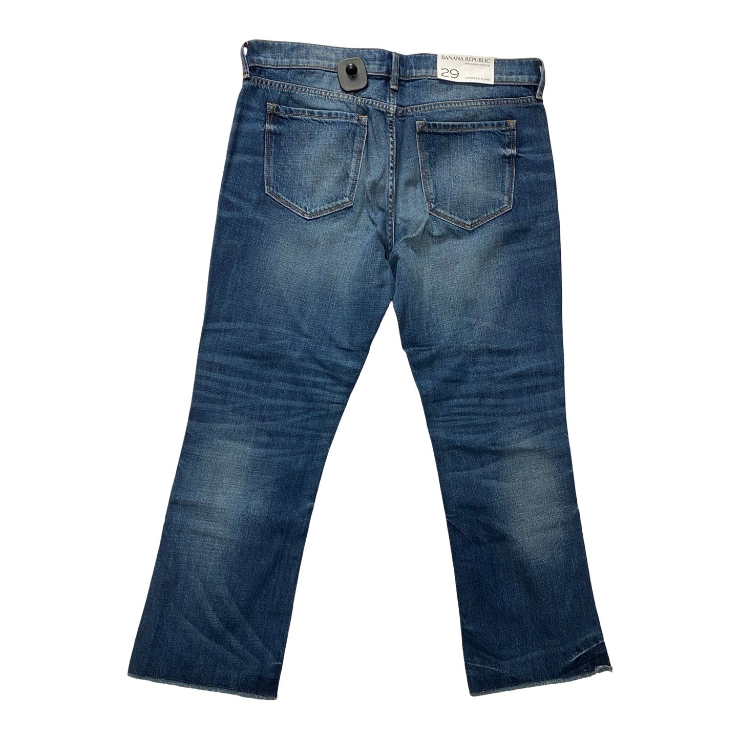 Jeans Flared By Banana Republic In Blue Denim, Size:8