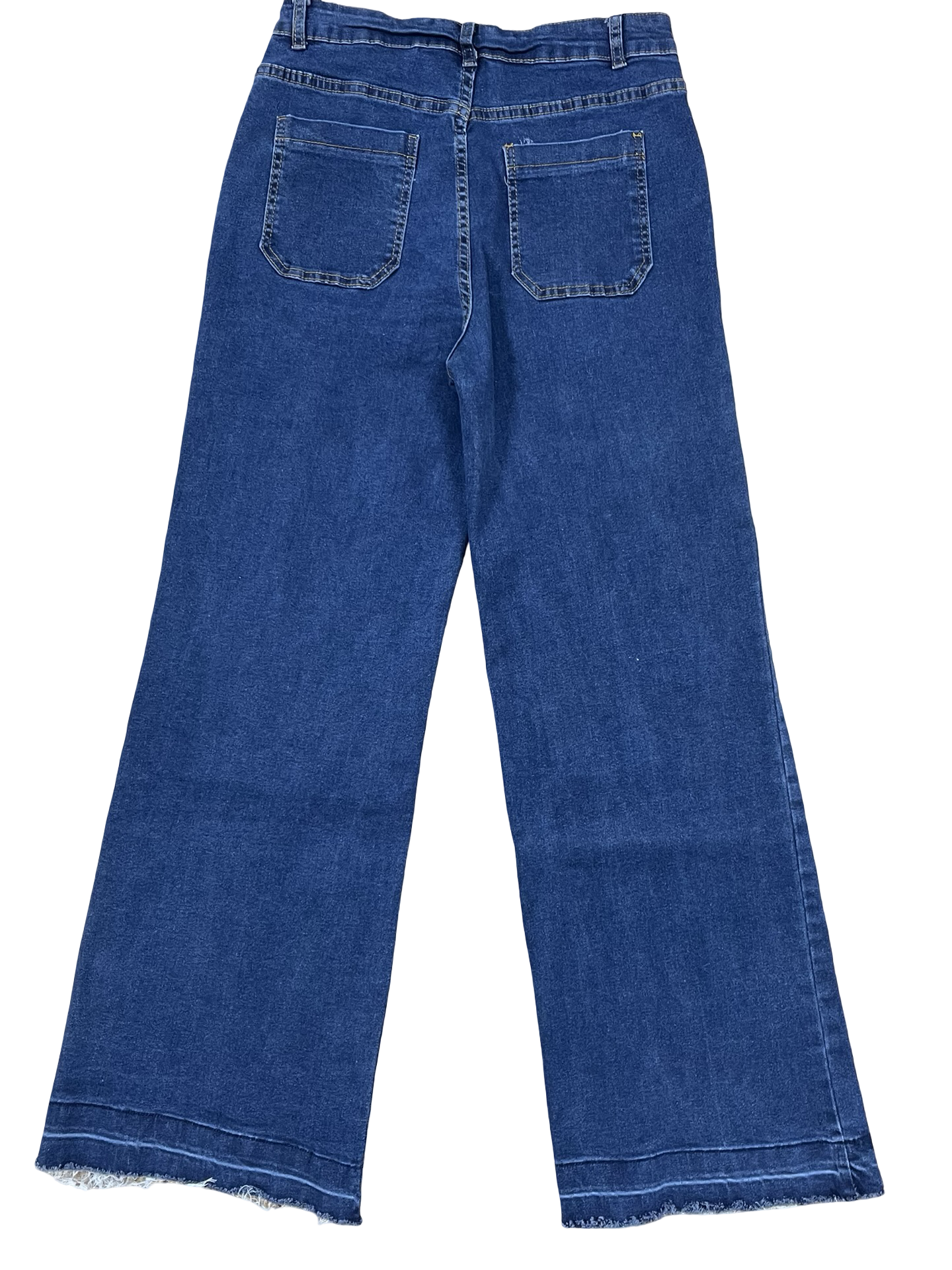 Jeans Flared By Clothes Mentor In Blue Denim, Size:8