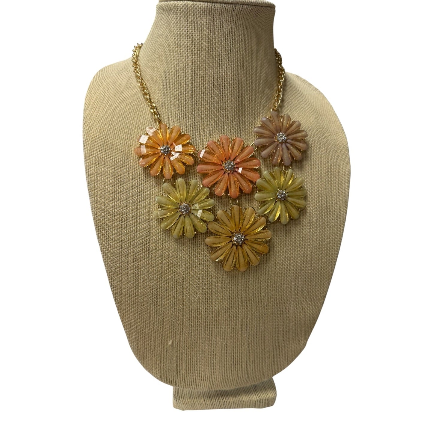 Necklace Statement By Inc In Yellow