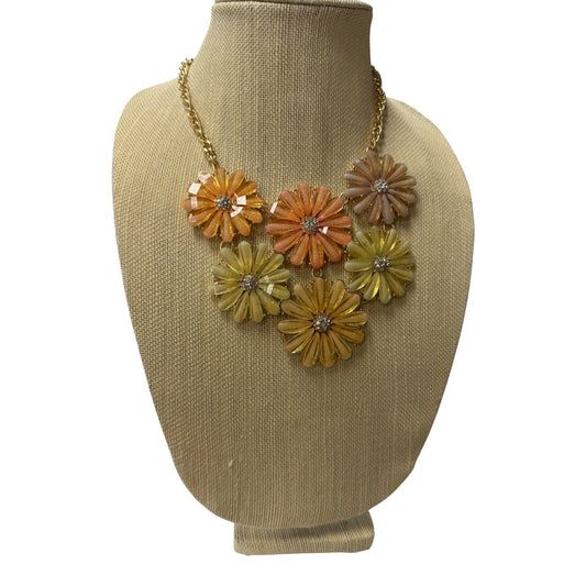 Necklace Statement By Inc In Yellow