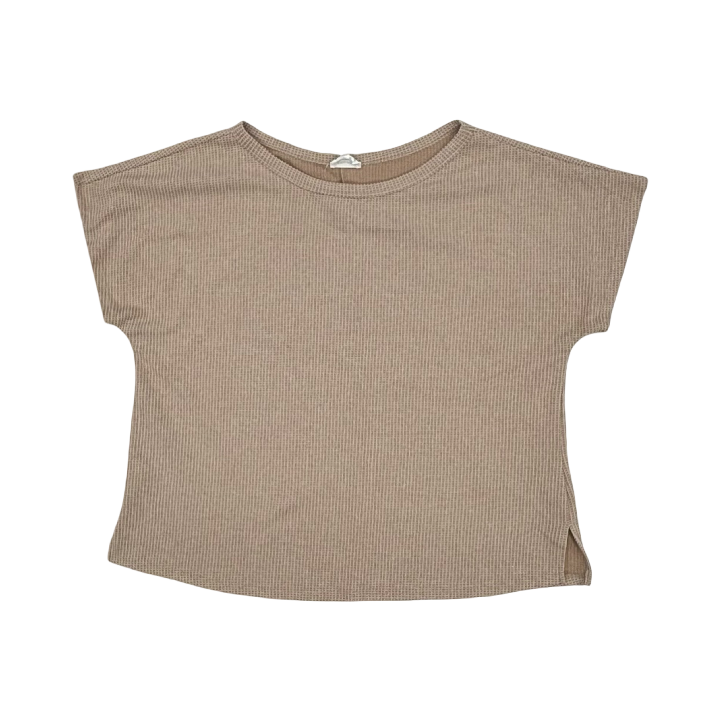 Top Ss By Andree By Unit In Tan, Size:2X