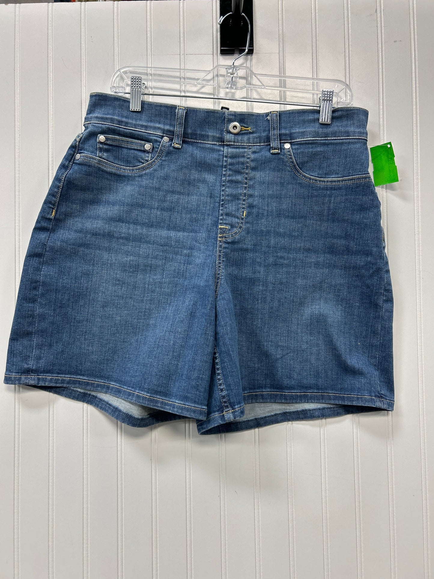 Shorts By Spanx In Blue Denim, Size:L