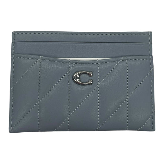 Wallet Designer By Coach In Blue, Size:Small