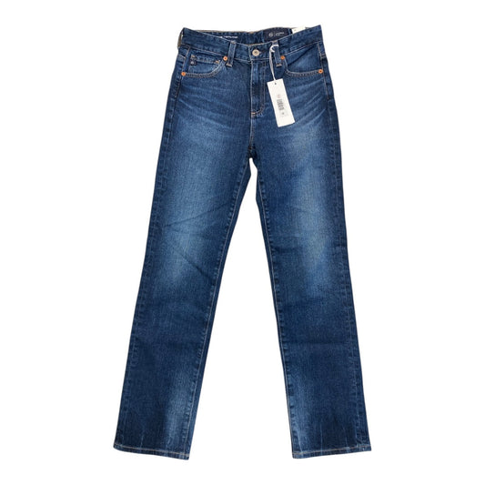 Jeans Straight By Adriano Goldschmied In Blue Denim, Size:0