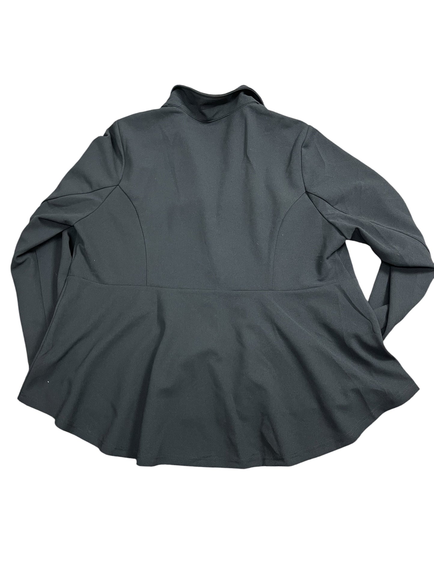 Blazer By Agnes Orinda In Black, Size:3X