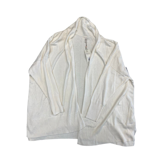 Sweater Cardigan By Calia In Cream, Size:1X