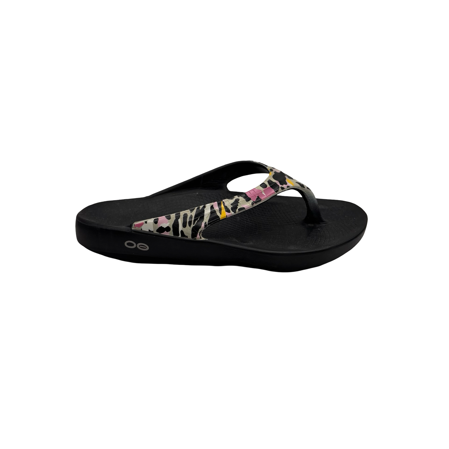 Sandals Flats By Oofos In Multi, Size:6