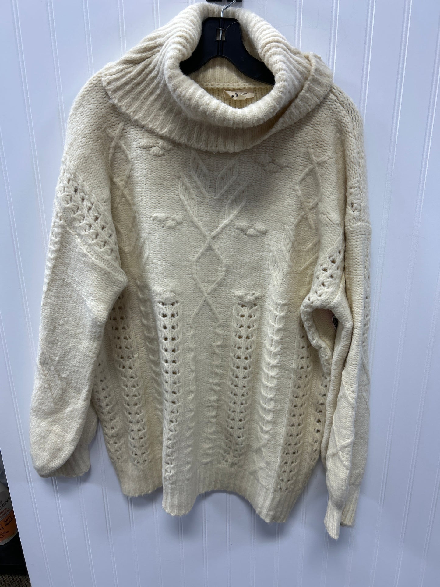 Sweater By In Loom In Cream, Size:L