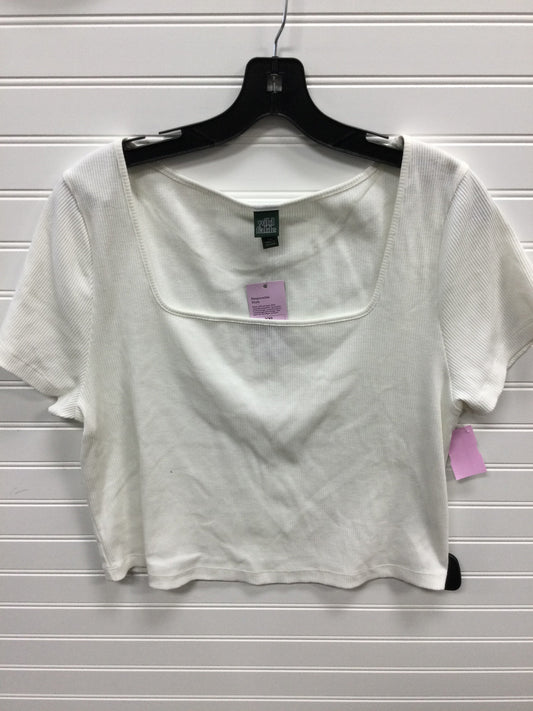 Top Ss By Wild Fable In White, Size:Xxl
