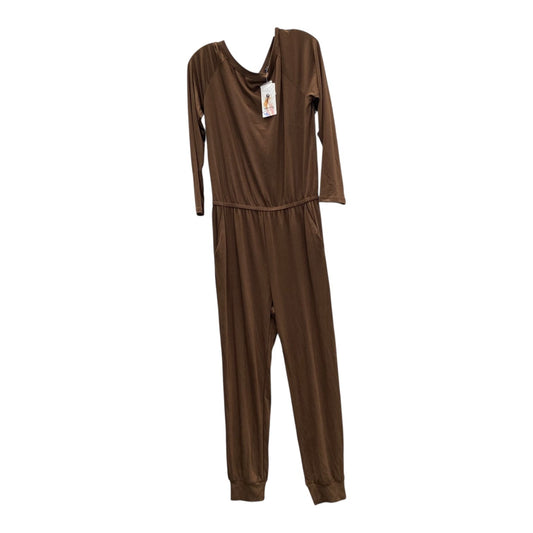 Jumpsuit By Prettygarden In Brown, Size:L