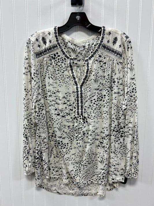 Top Ls By Lucky Brand In White, Size:1X