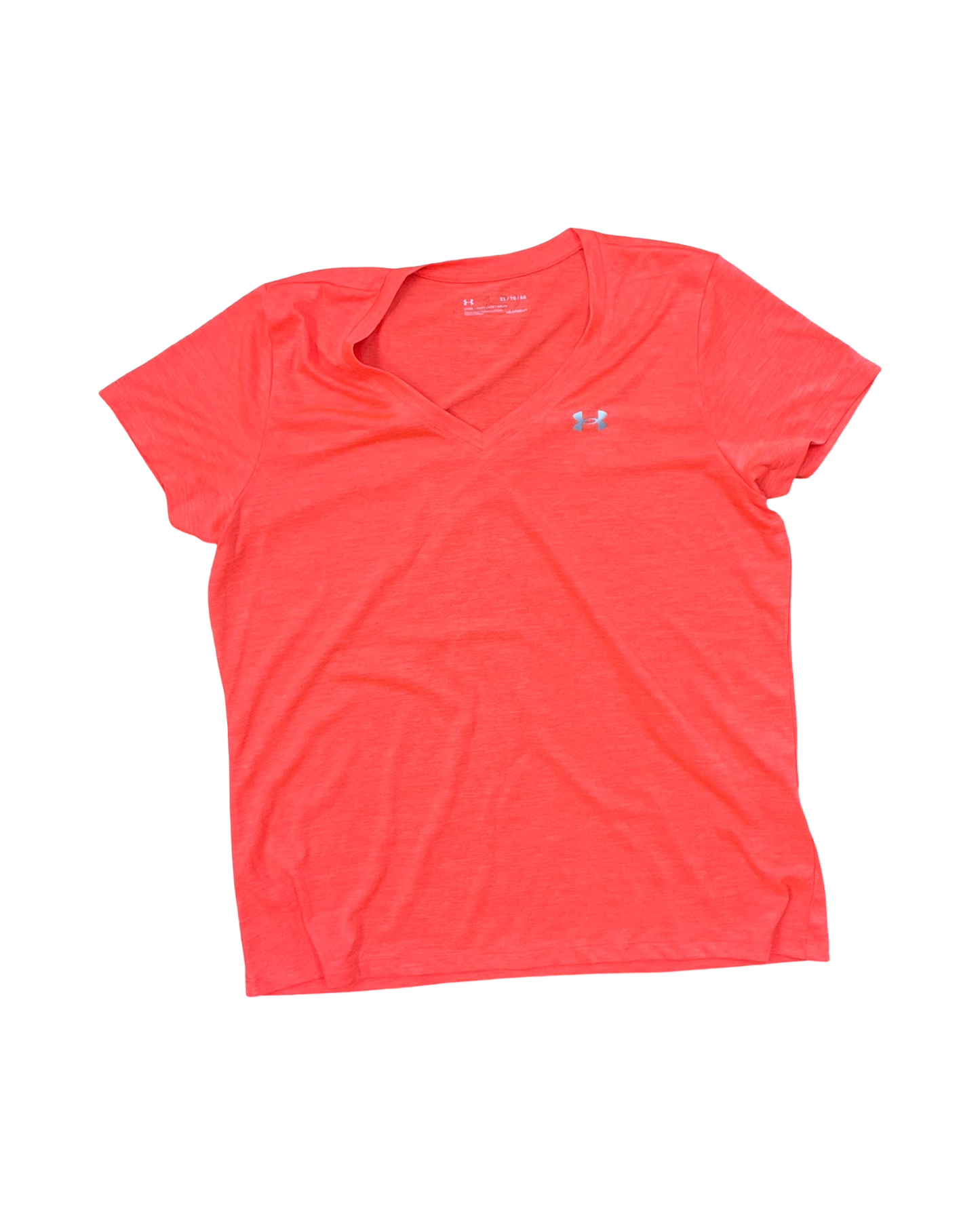Athletic Top Ss By Under Armour In Orange, Size:Xl