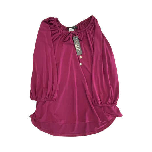 Top Ls By Ariella In Purple, Size:L