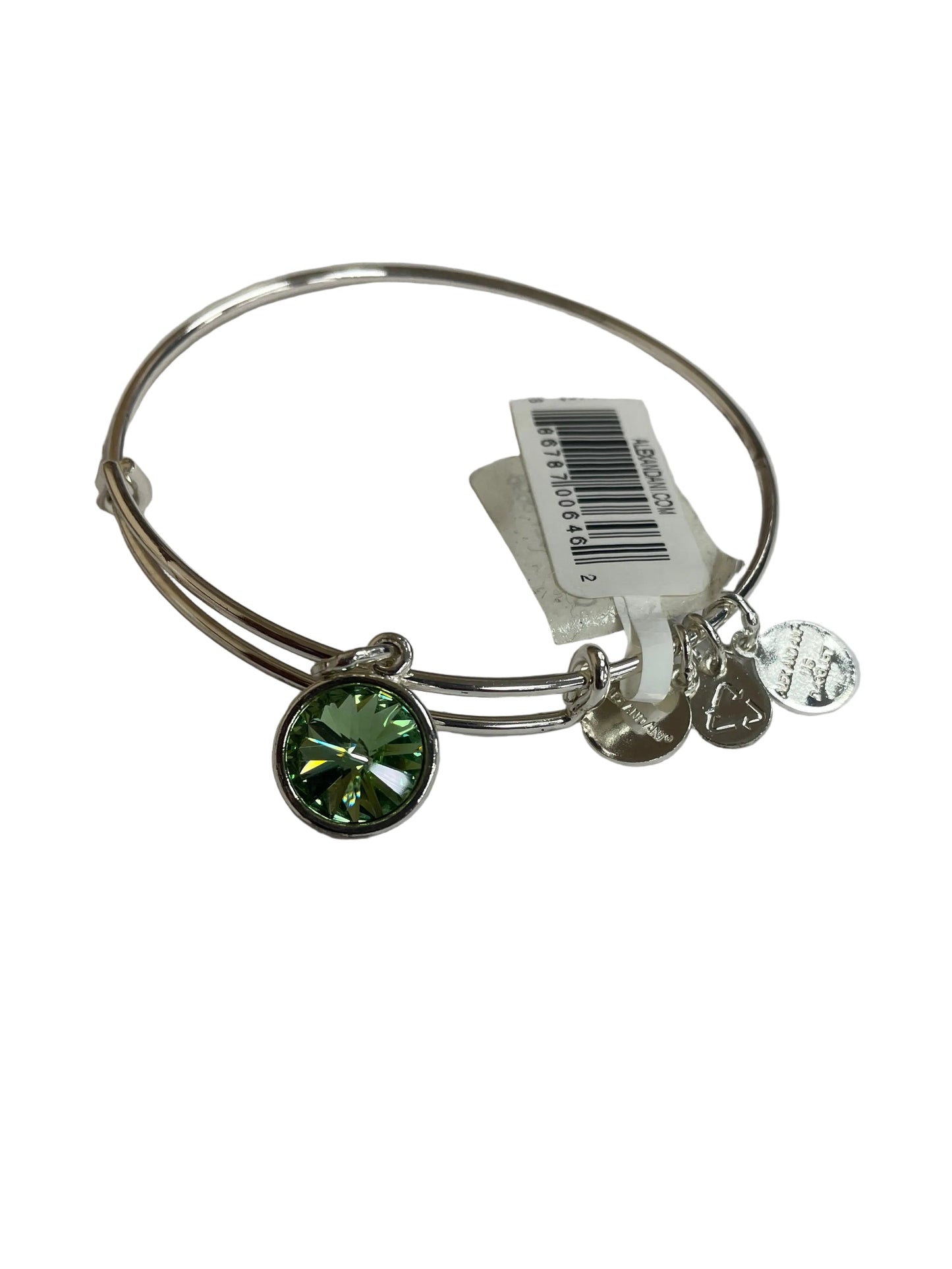 Bracelet Charm By Alex And Ani In Green & Silver