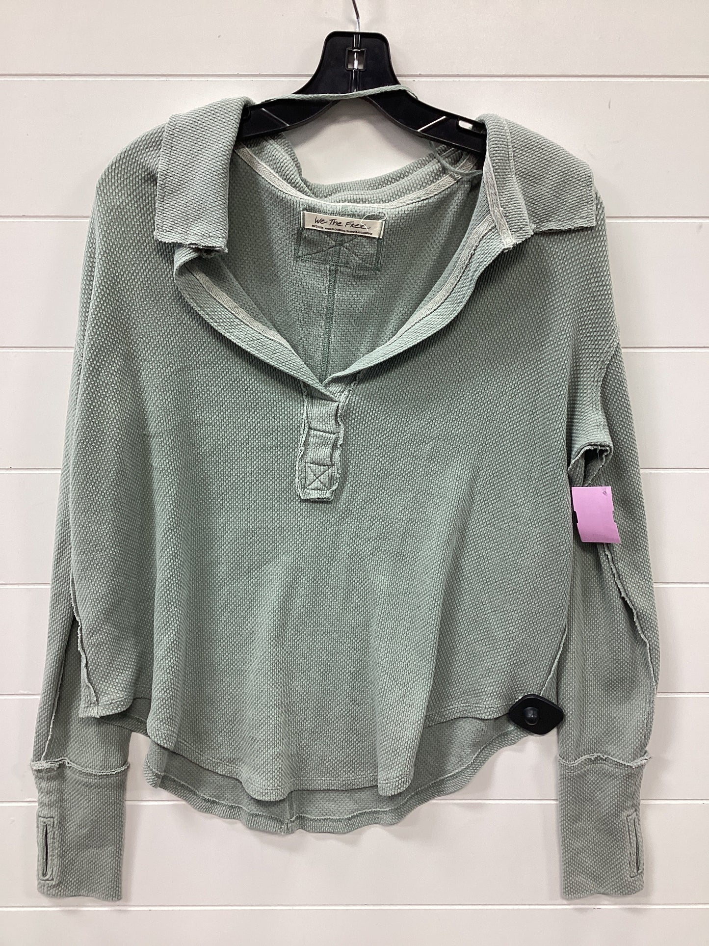 Top Ls By We The Free In Green, Size:M