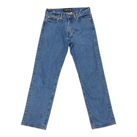 Jeans Straight By Abercrombie And Fitch In Blue, Size:8