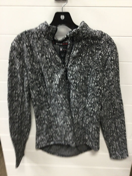 Athletic Jacket By Spyder In Black & White, Size:L