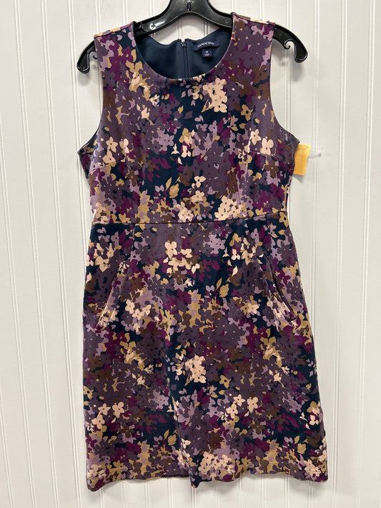 Dress Work By Lands End In Purple, Size:10