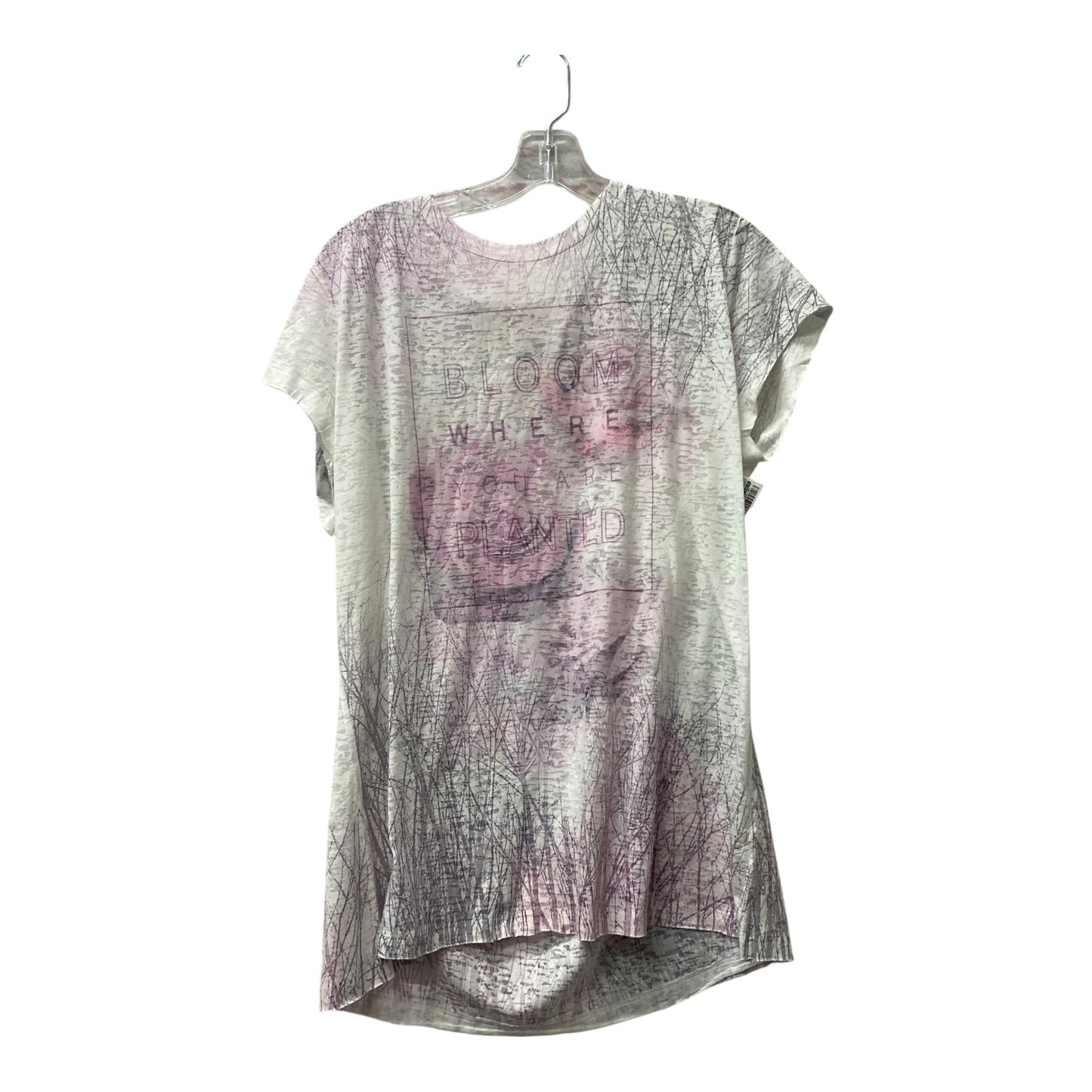 Athletic Top Ss By Life Is Good In Purple, Size:1X